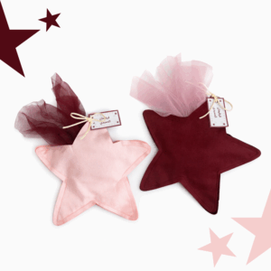 Alternative view of Pink & Maroon Stars